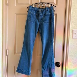 Wrangler Women's Flare Jeans in Classic Blue